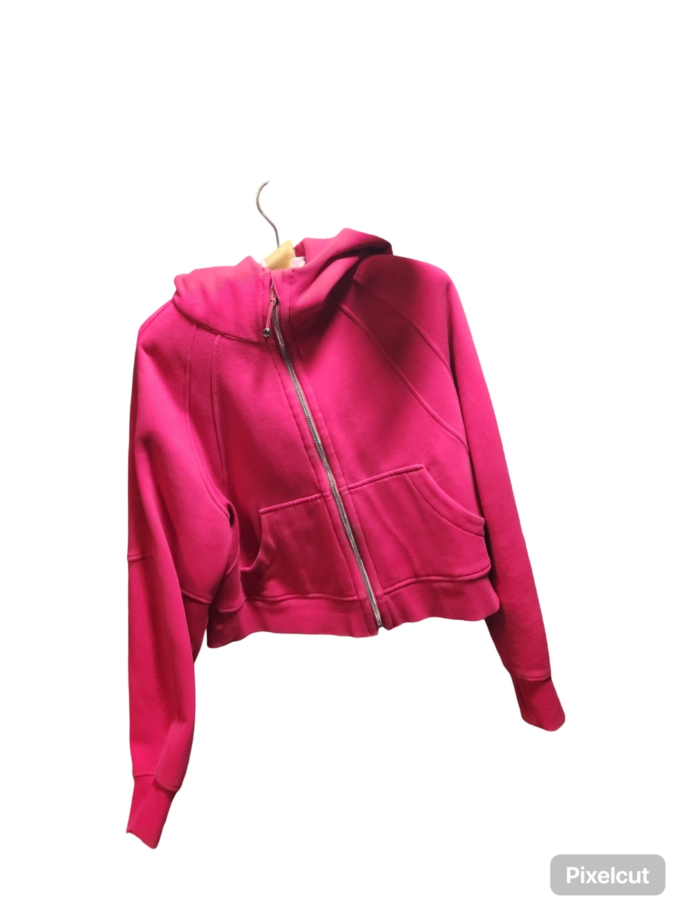 lululemon athletica Women's Scoop Neck Zip Sweater - Hot Pink - Picture 5 of 8